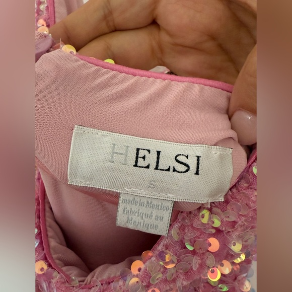 Helsi Abby Sequin Halter Minidress - Picture 8 of 8